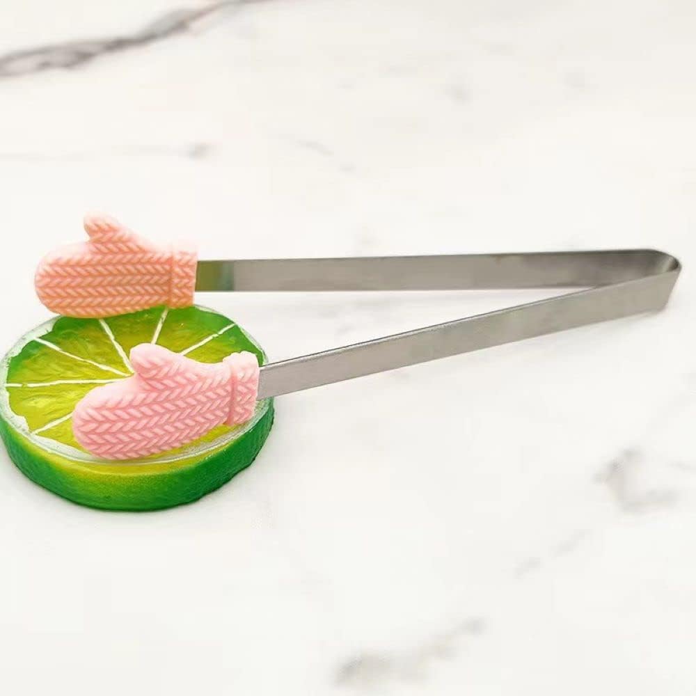 Mini Dessert Tongs, Tong Clips for BBQ, Salad, Candy, Mini Tongs -Pack of 3 Mini Dessert Tongs, Tong Clips for BBQ, Salad, Candy, Mini Tongs -Pack of 3